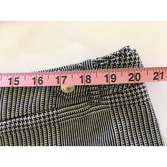 Calvin Klein Plus Size 16W Glen Plaid Ankle Pants Black & White $99.50 NWT - Picture 12 of 14